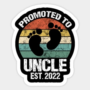 Promoted To Uncle Est. 2022 - Promoted To Uncle Sticker